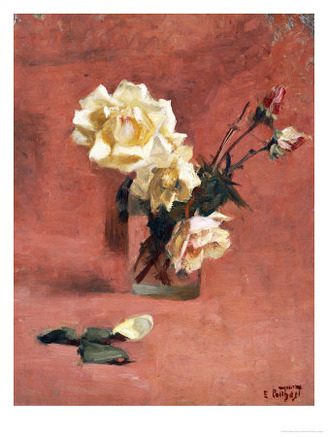 Still Life with Roses in a Glass