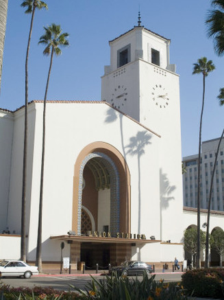 Union Station, Railroad Terminus, Downtown, Los Angeles, California, USA